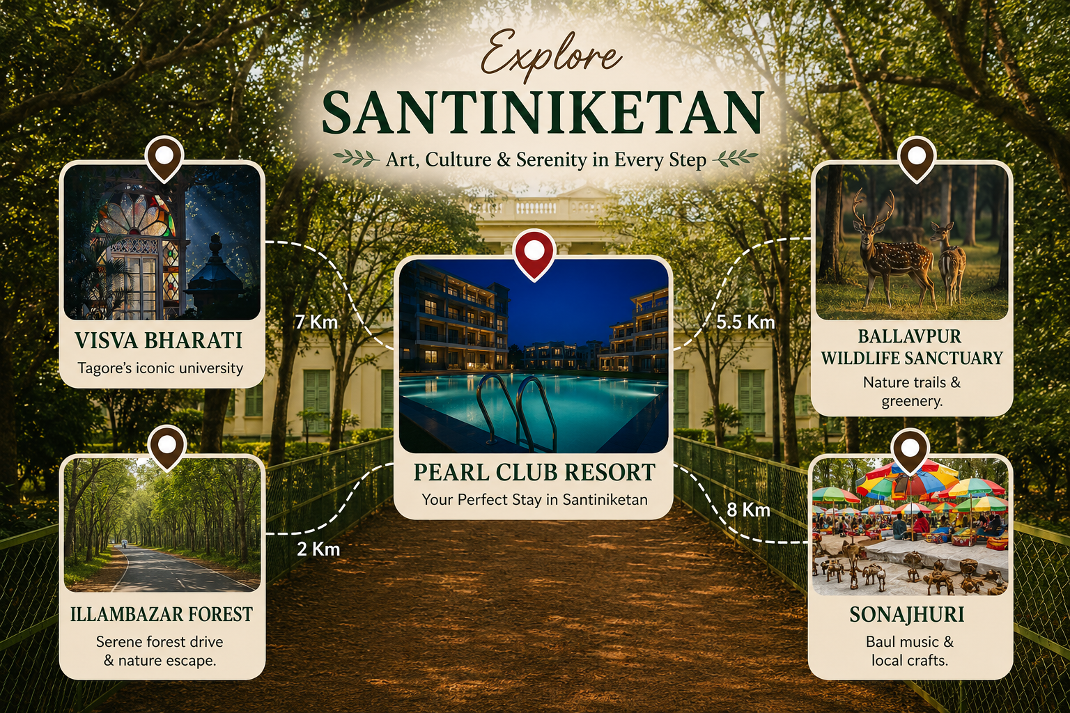 Explore Santiniketan
